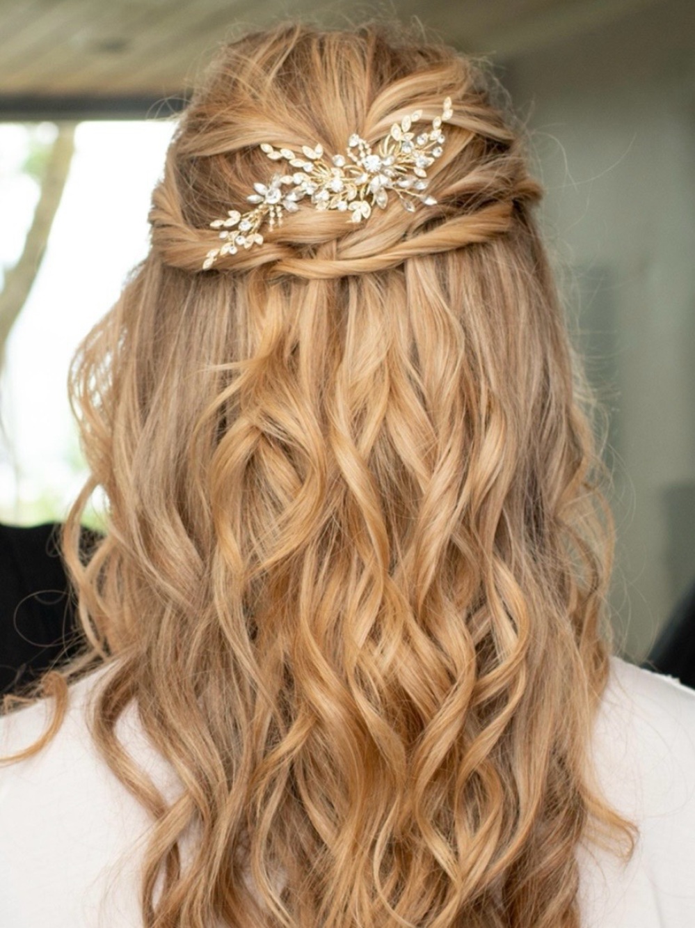 Portia Crystal Hair Clip - Dareth Colburn